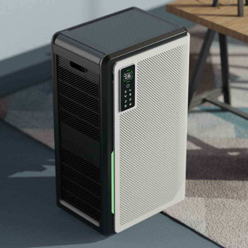 280W Hepa UV Air Purifier And Sterilizer Humidification Intelligent Automatic Mode For Big Space